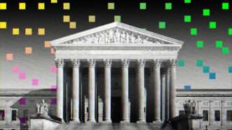 An illustration of the Supreme Court Building