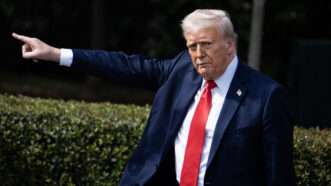 President Donald Trump on the South Lawn of the White House | Tom Williams/CQ Roll Call/Newscom